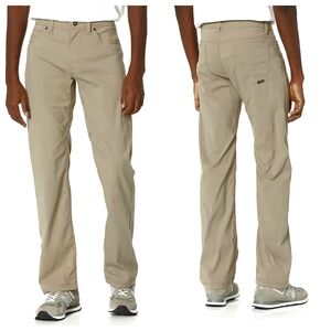NEW PRANA BRION SLIM FIT PANTS WATER REPELLENT UPF 50 OUTDOOR HIKING  32 X 32